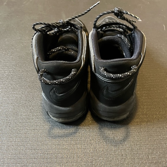 Nike Air Uptempto All Black Reflective - Picture 3 of 6